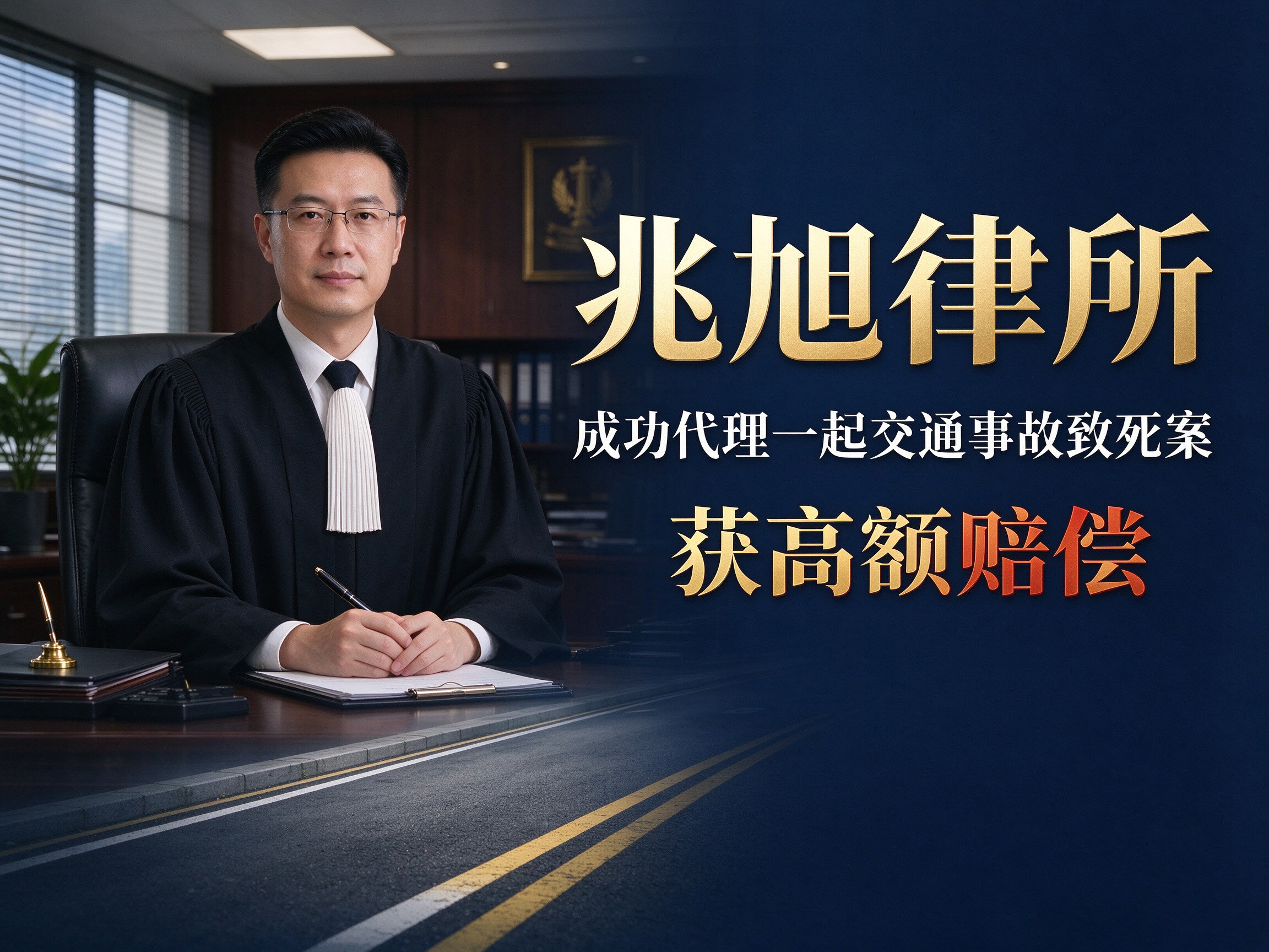 兆旭律所成功代理一起交通事故致死案获高额赔偿