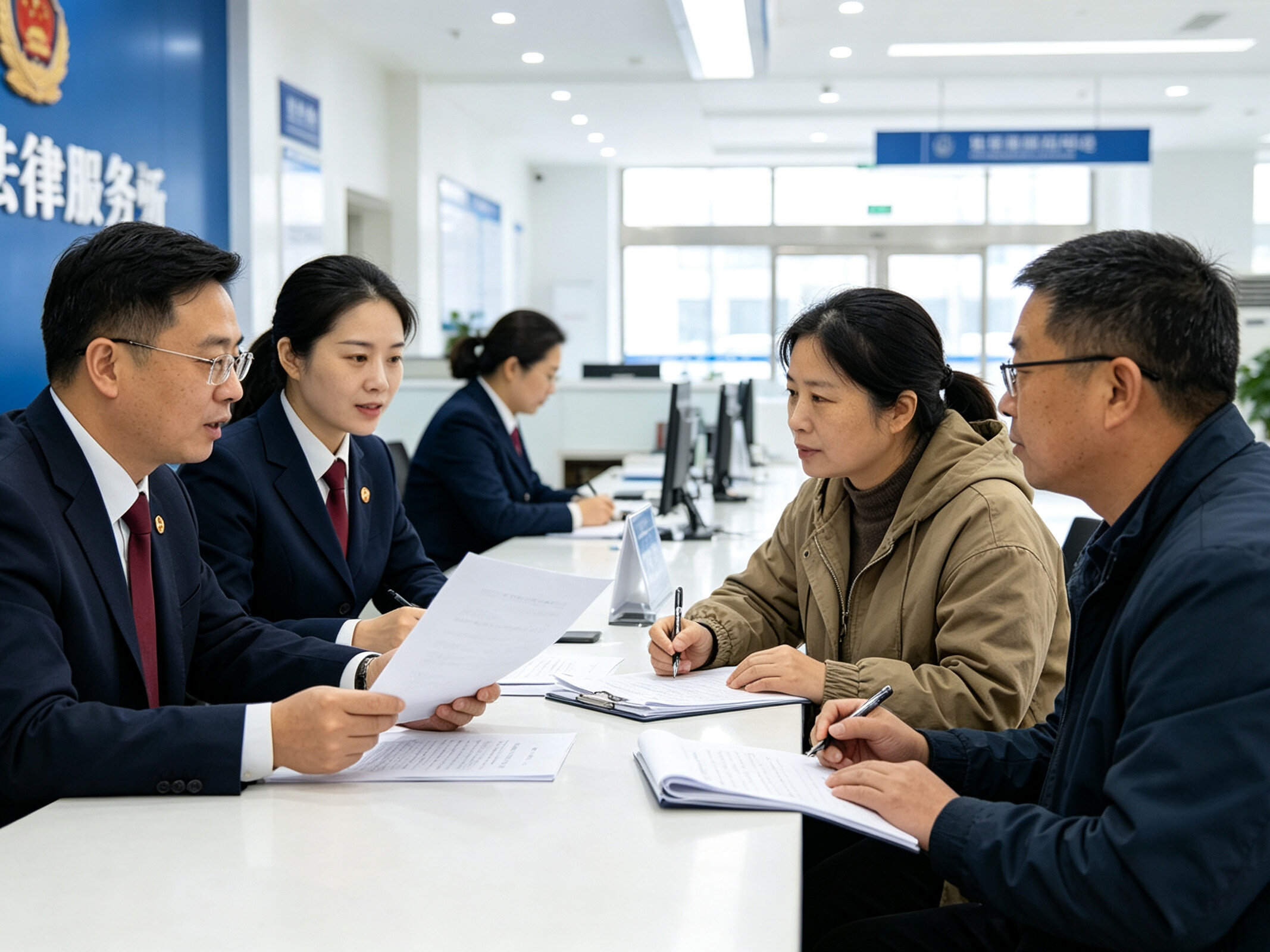 兆旭律所开展秋季法律援助公益行动