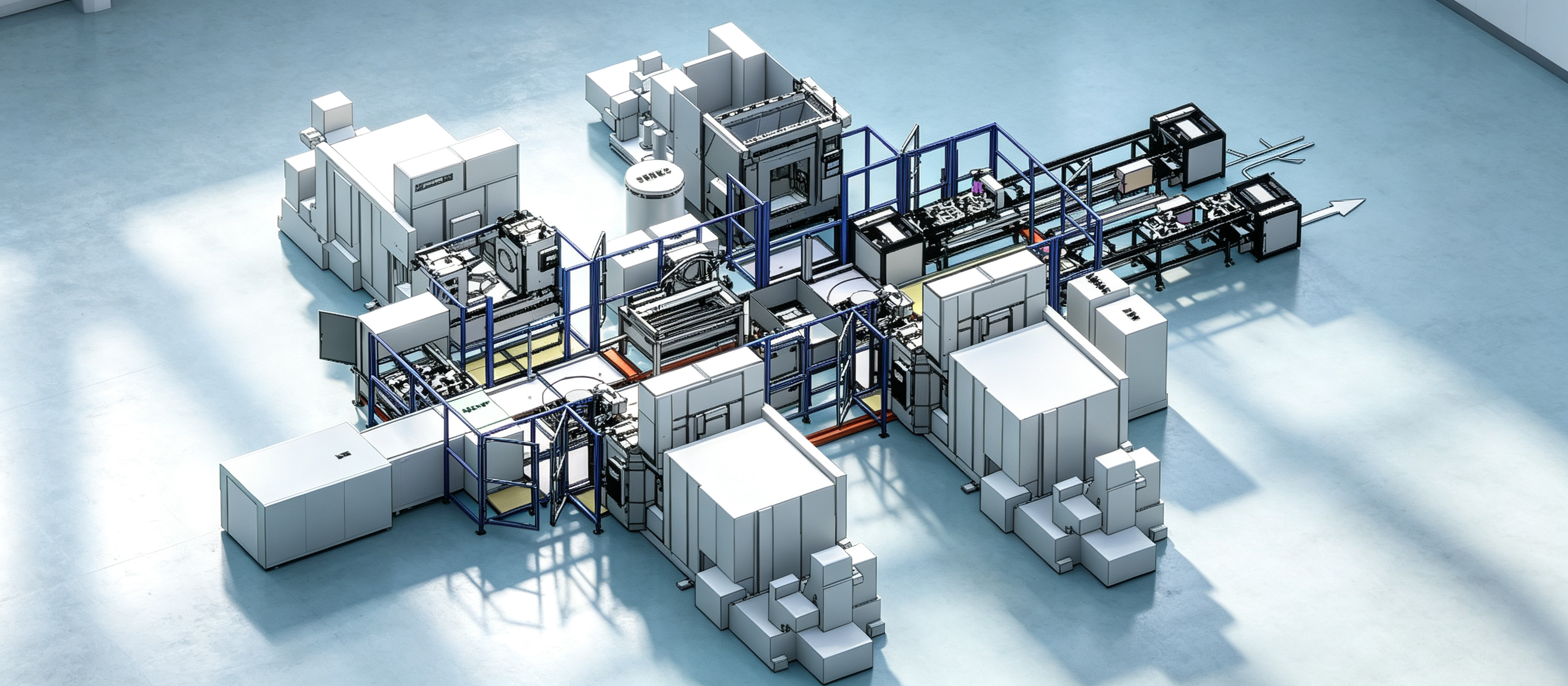 Transmission housing production line