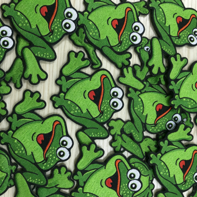 Custom Oeteldonk Carnival Frog Embroidered Patches - Client Case