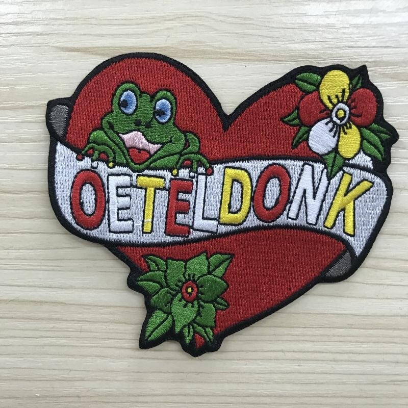Authentic Oeteldonk Carnival Embroidery Patch – Traditional Dutch Festival Design for Jackets & Bags