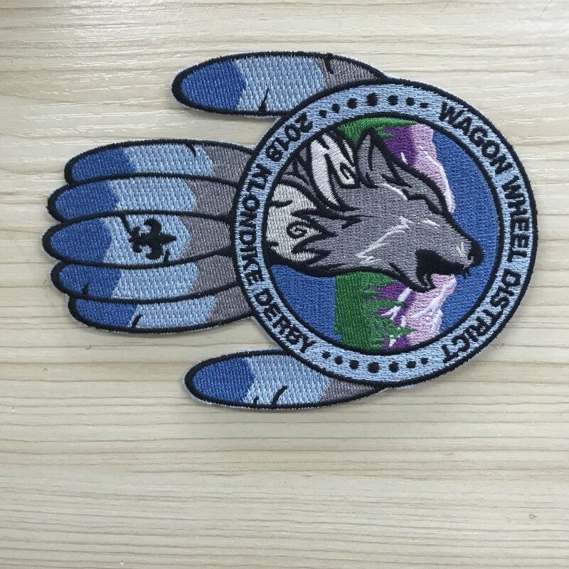 Sew on traditional embroidery patch