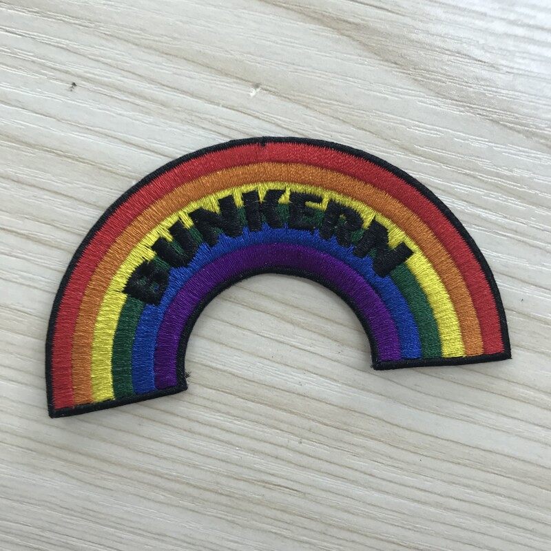 Custom embroidered name patch