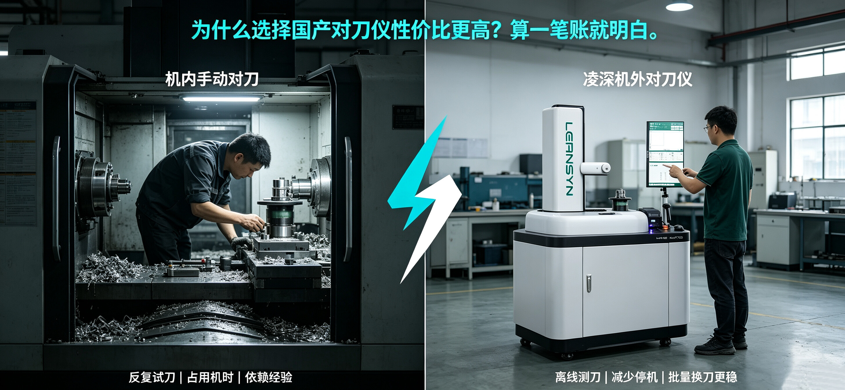 为什么选择国产对刀仪性价比更高?算一笔账就明白