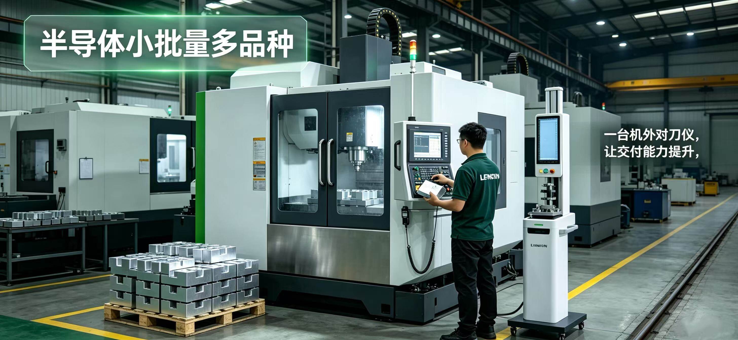 半导体小批量多品种怎么破局？一台机外对刀仪让交付能力提升