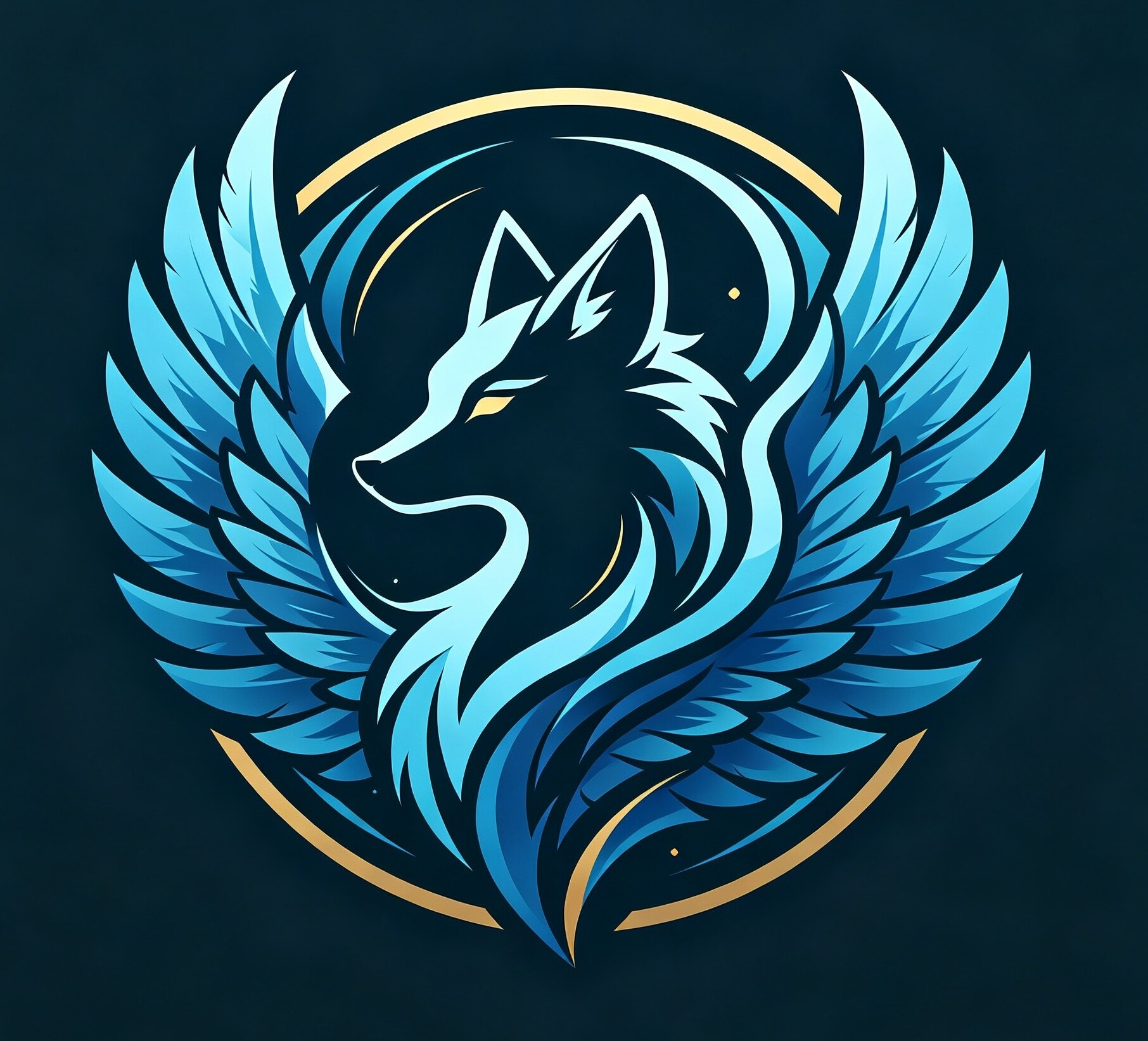 蓝翼飞狐 Logo