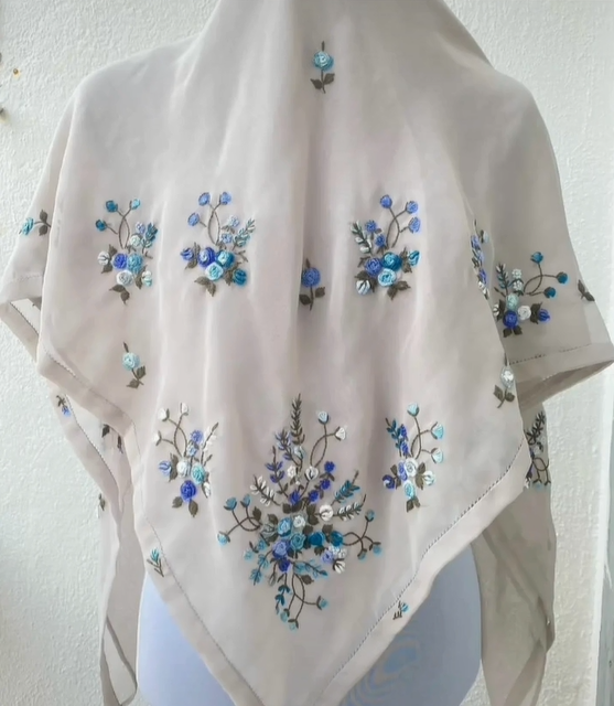 Custom Embroidered Scarves
