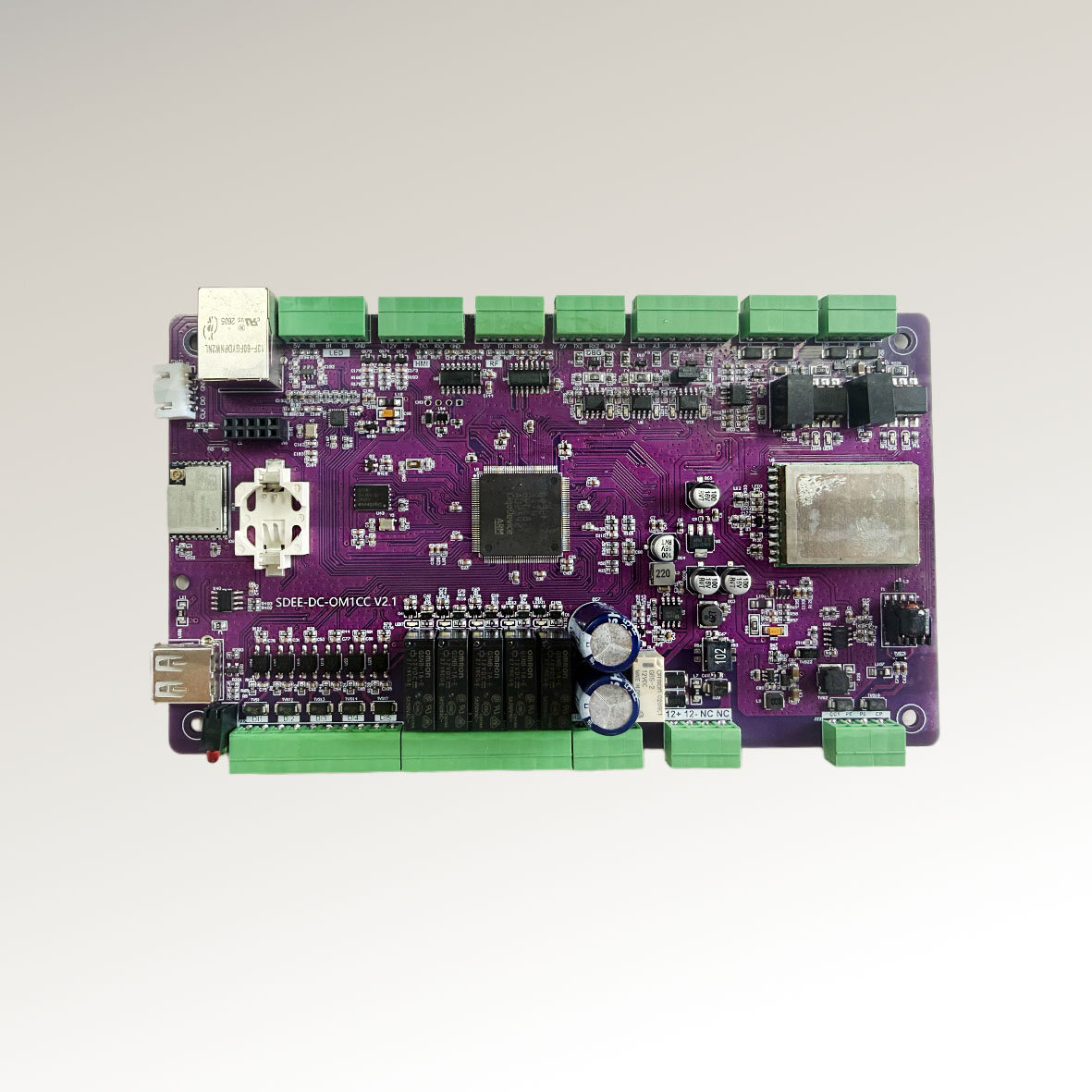 EU/US Standard DC Single-枪 On-board PLC Main Control Board