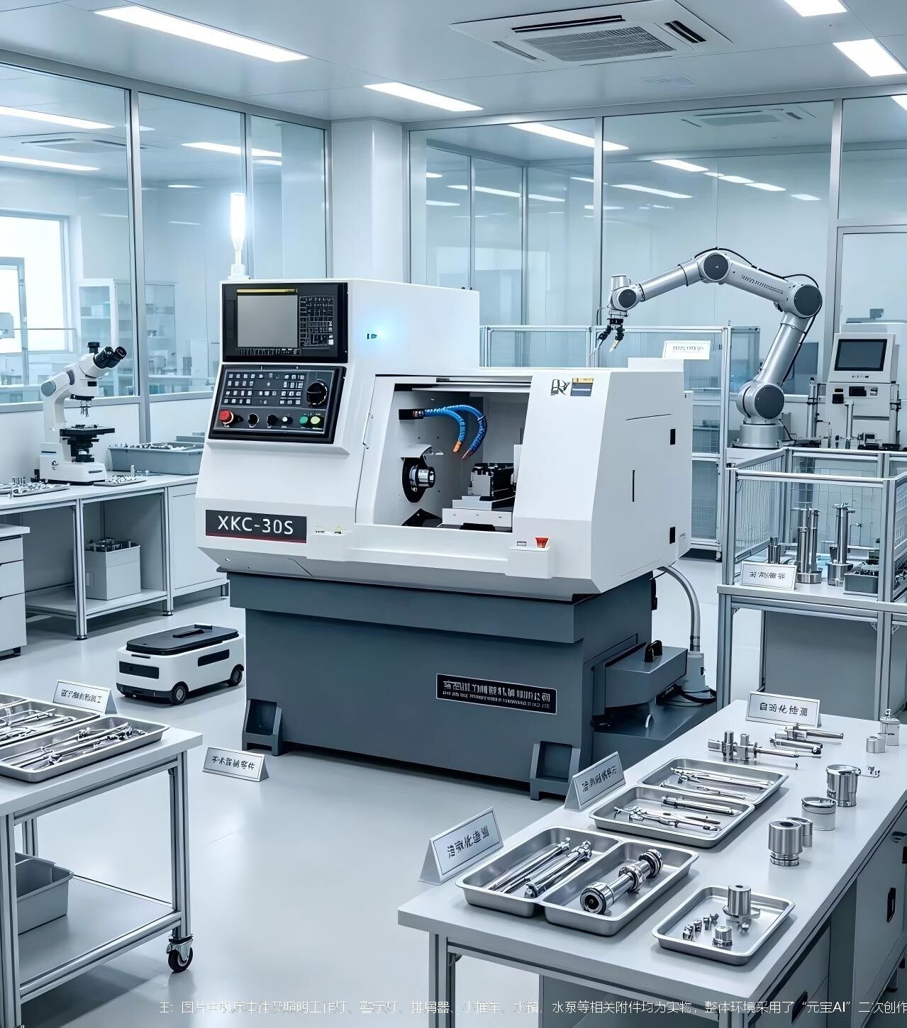 XKC-S Series Flat Bed Turret CNC Lathe