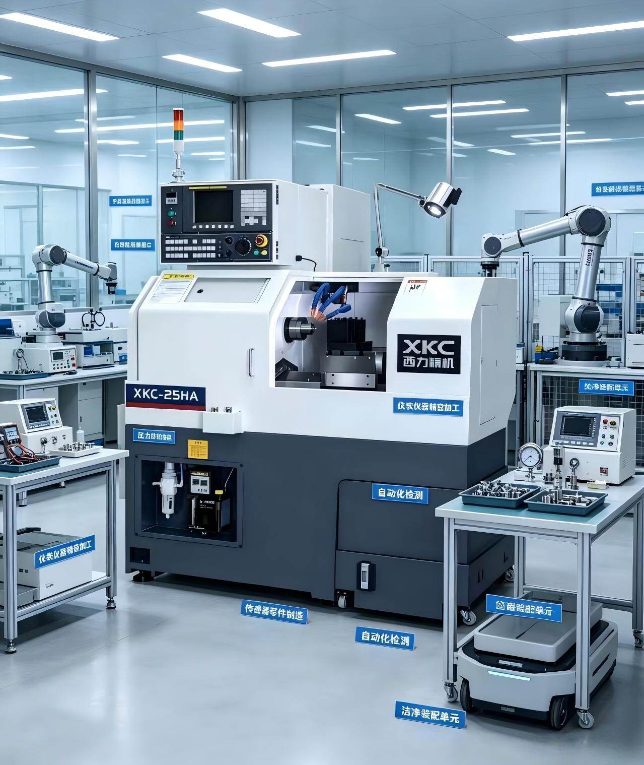 XKC-H Series Precision CNC Turret Lathe