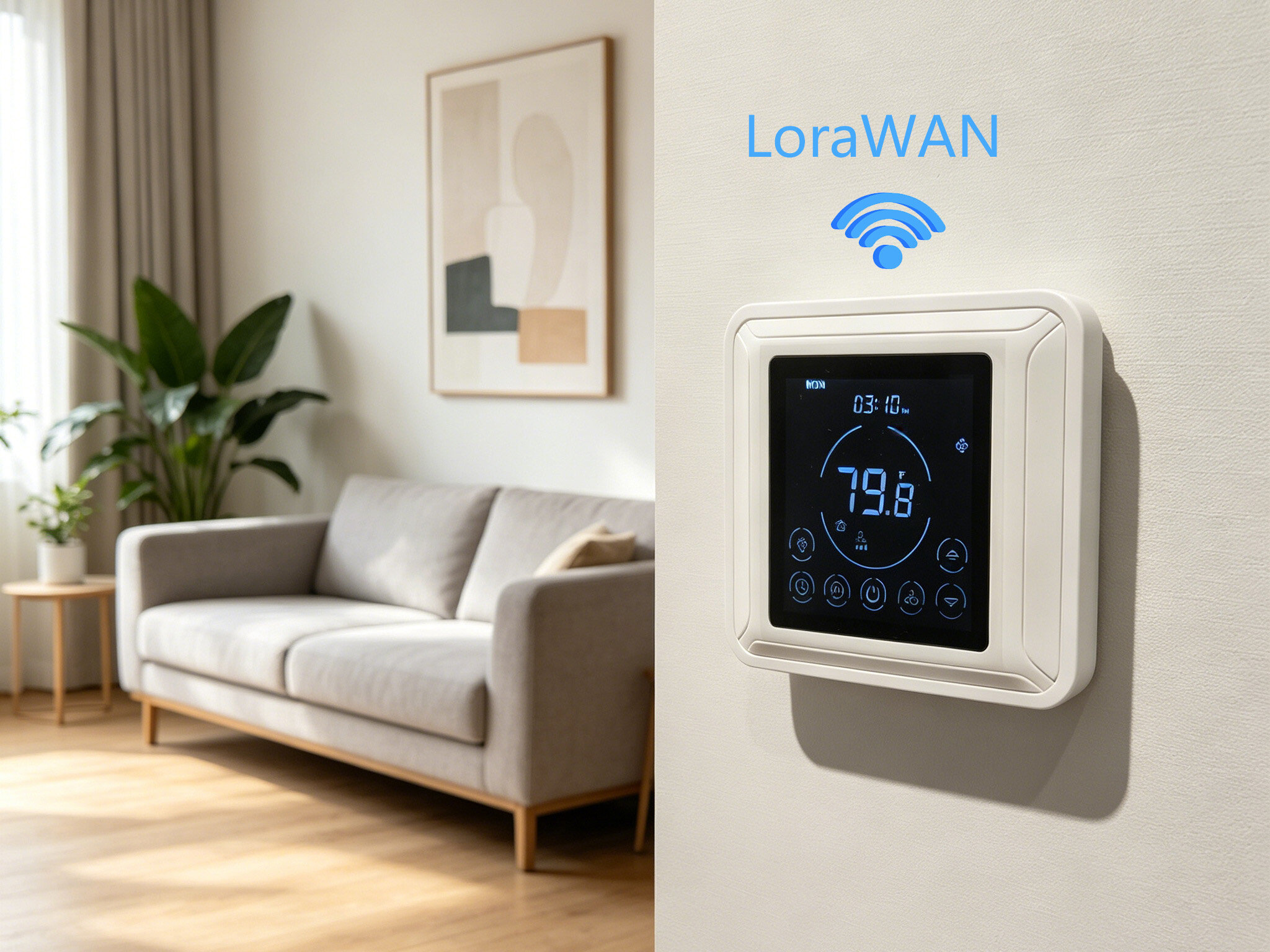 LoraWan control aircon thermostat