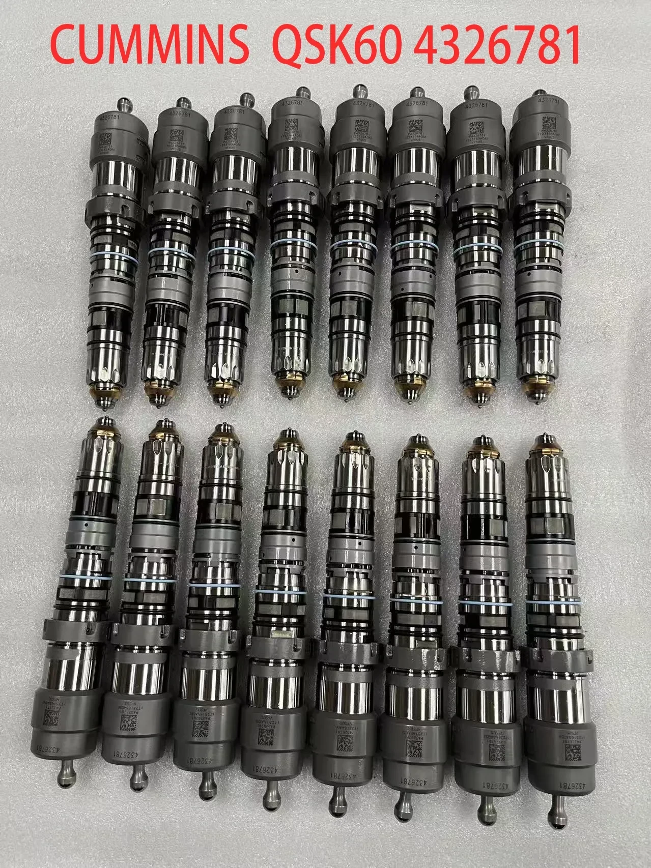 Cummins QSK60 Injector 4326781 fuel injection part