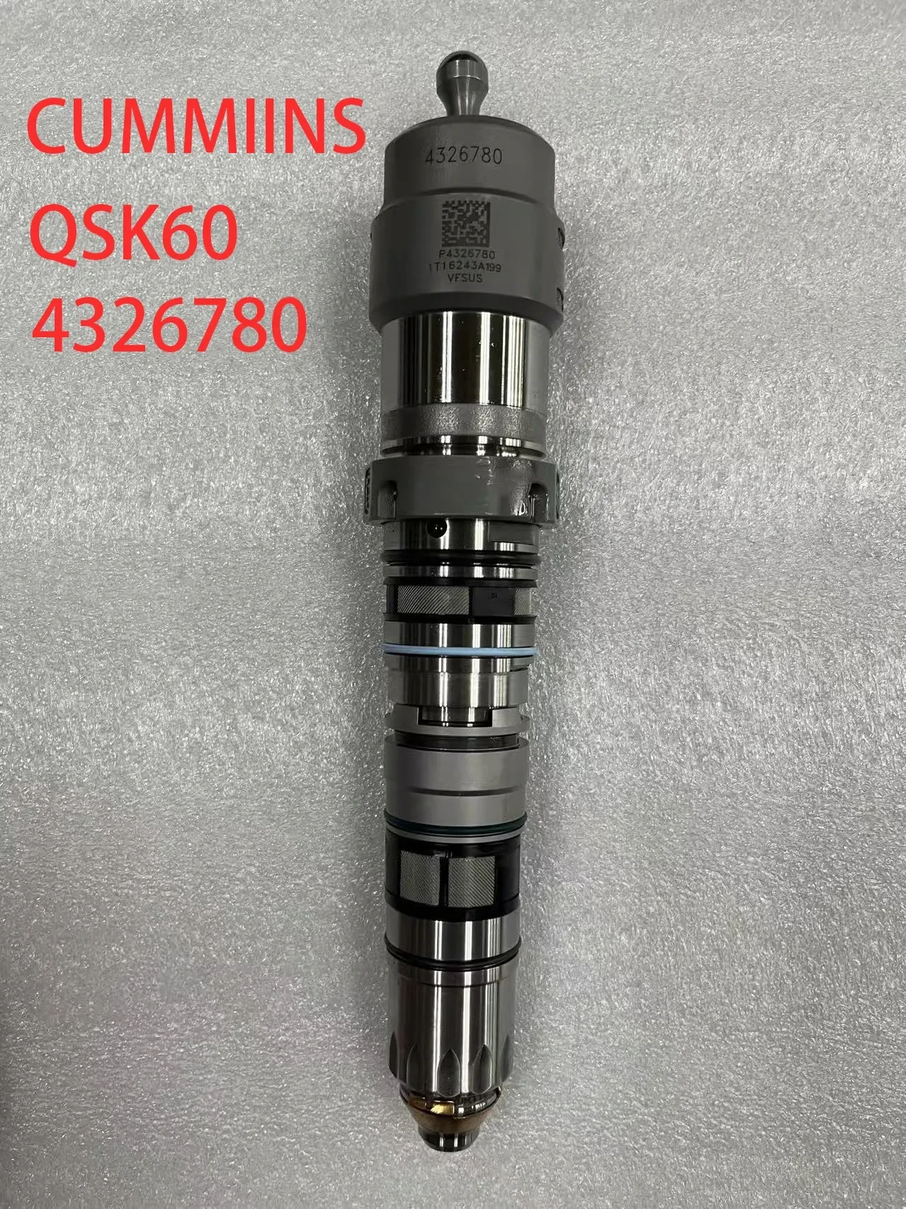 Cummins QSK60 Injector 4326780 detail view 1