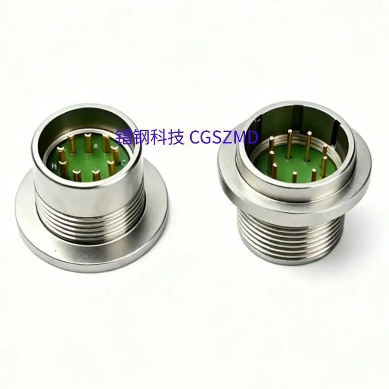 Hermetic glass-to-metal seal connector for vacuum and pressure applications