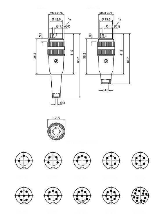 M16-C091-CABLE-RECEPTACLE Detail View 1