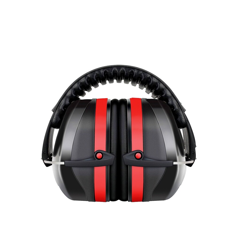 Premium Black Red Ear Muffs