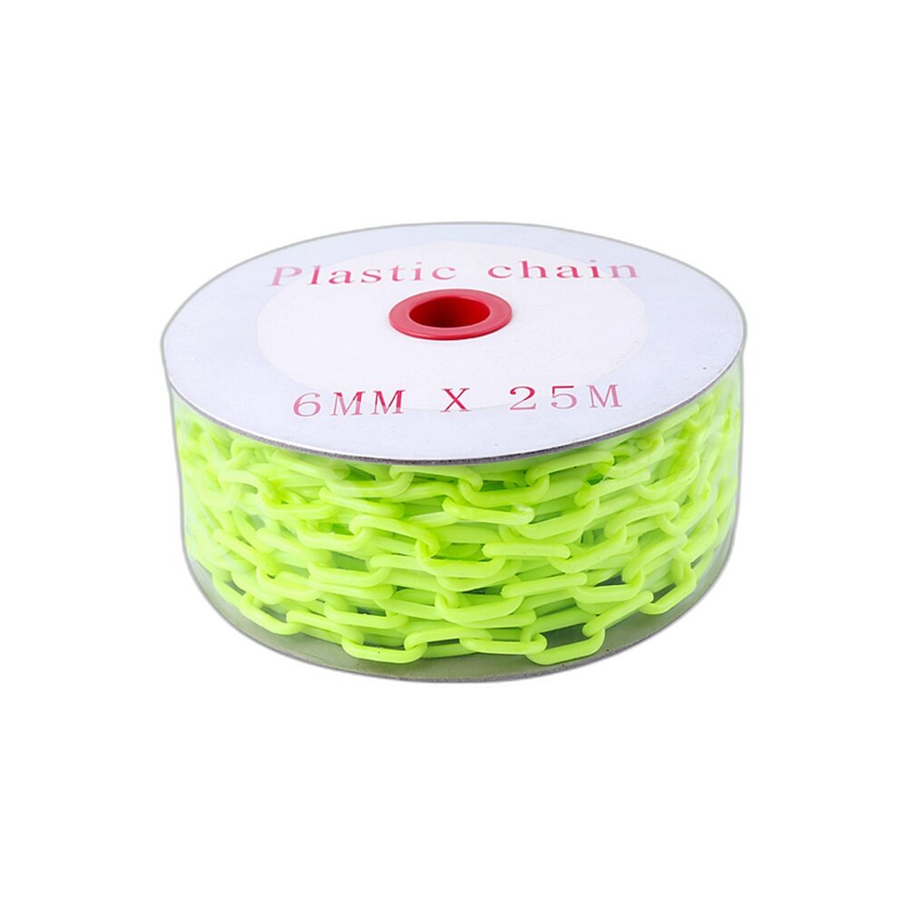 Green Plastic Barrier Chain 6mm