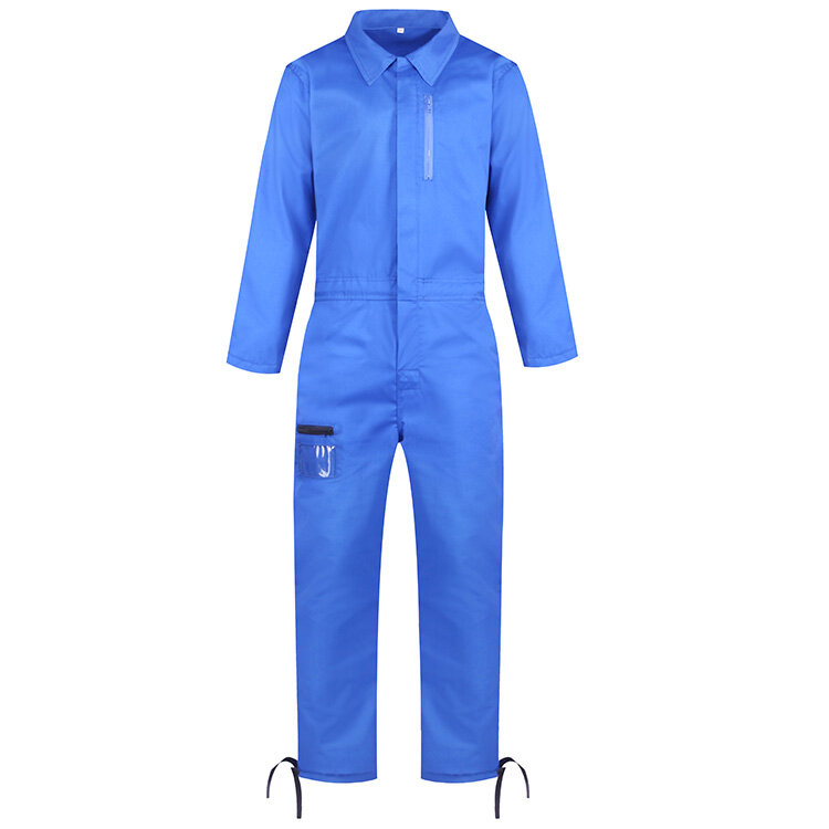 Blue Zip-Front Coverall