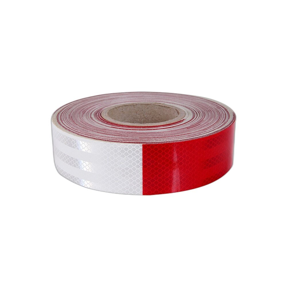 Red White Striped Reflective Tape