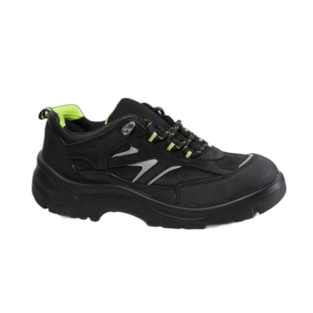 Neon Green Accent Safety Shoe