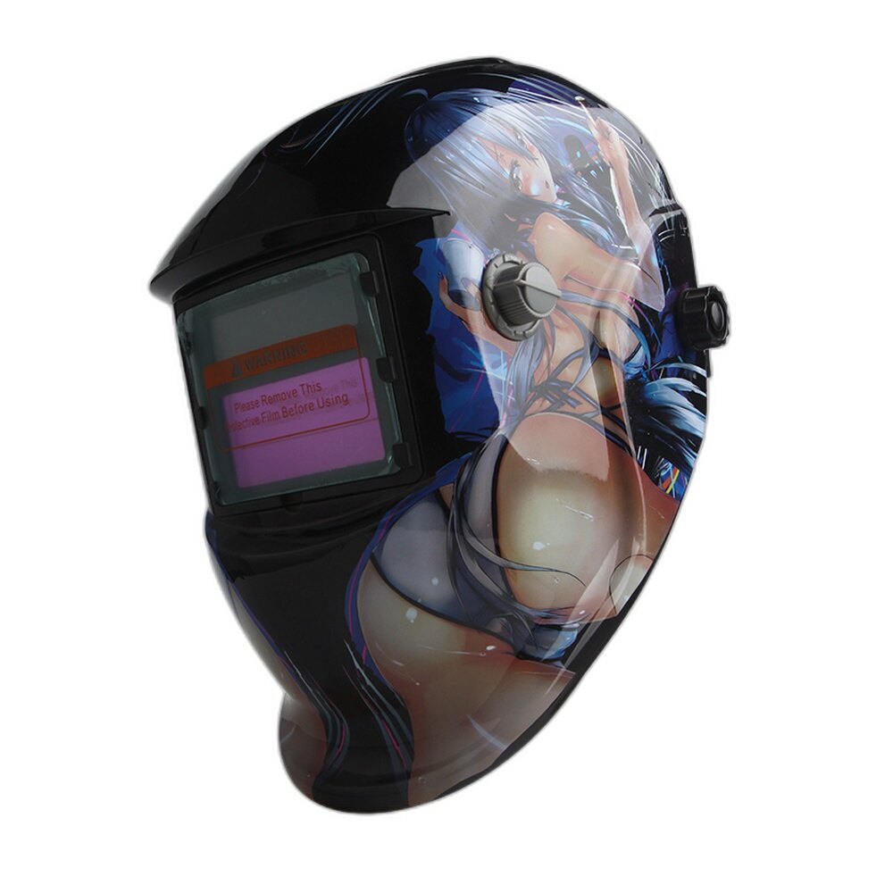 Auto-Darkening Welding Helmet Anime Design