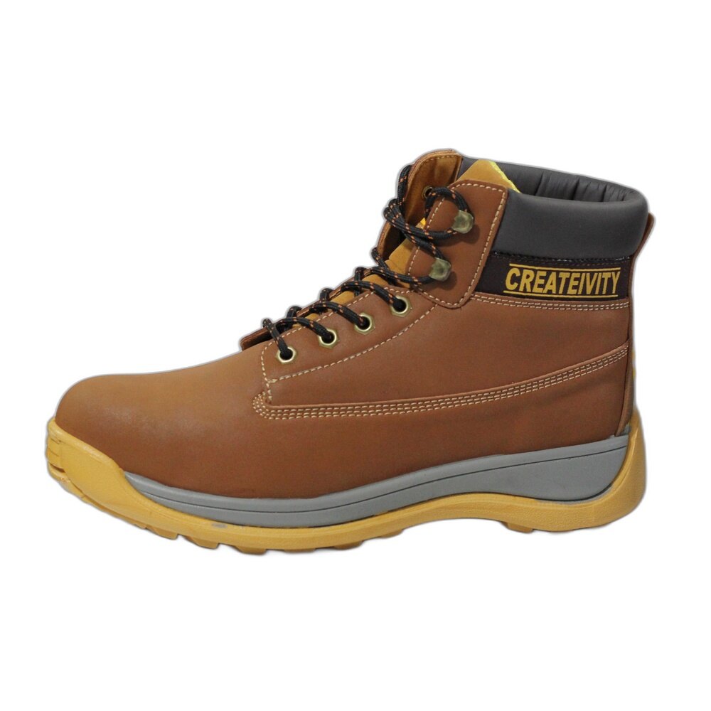 Tan Createivity Work Boot
