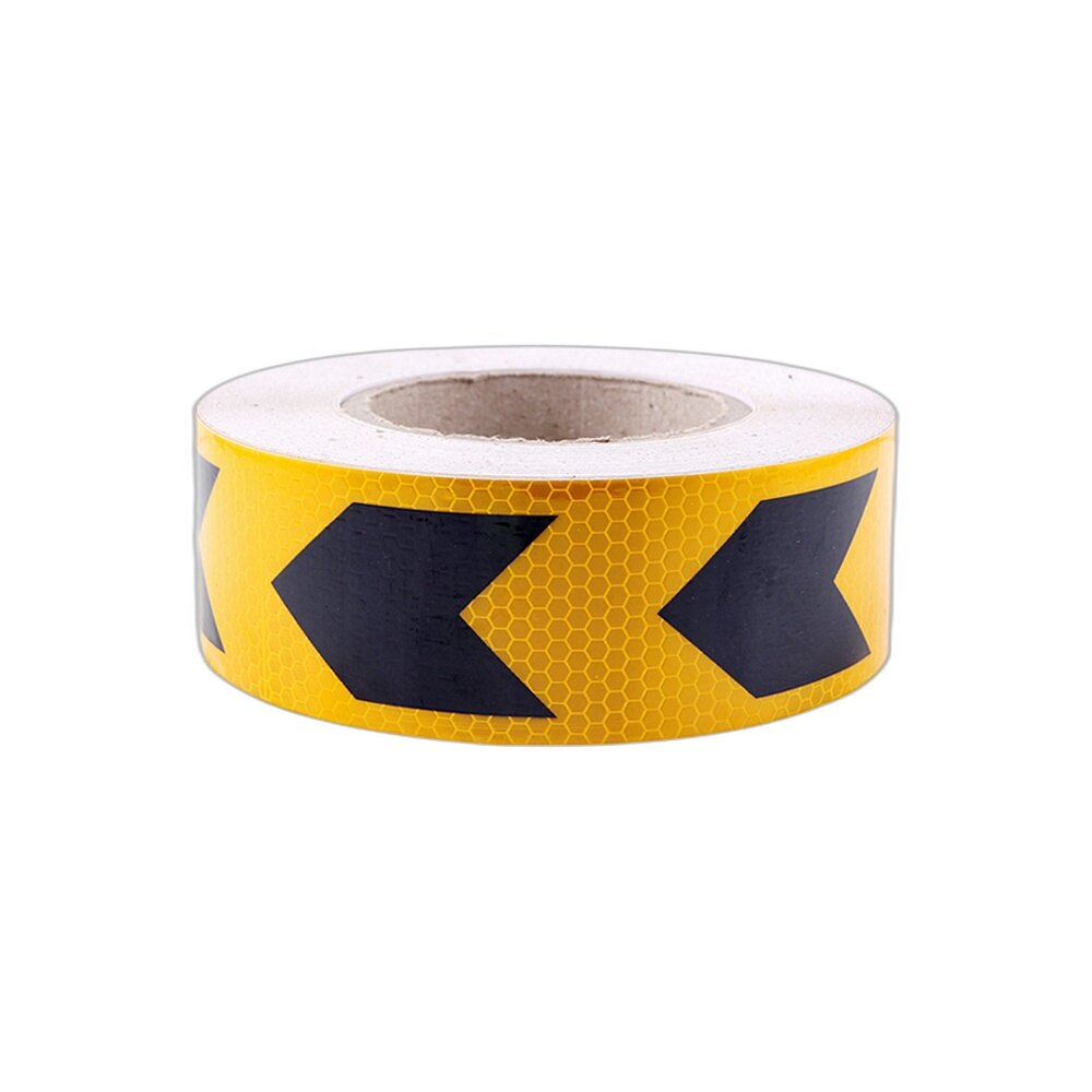 Yellow Black Chevron Warning Tape