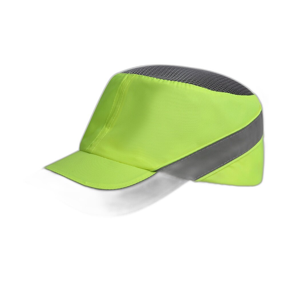 Lime Green Mesh Bump Cap