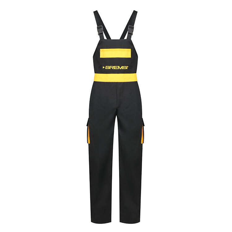 Black Yellow Bib Pants