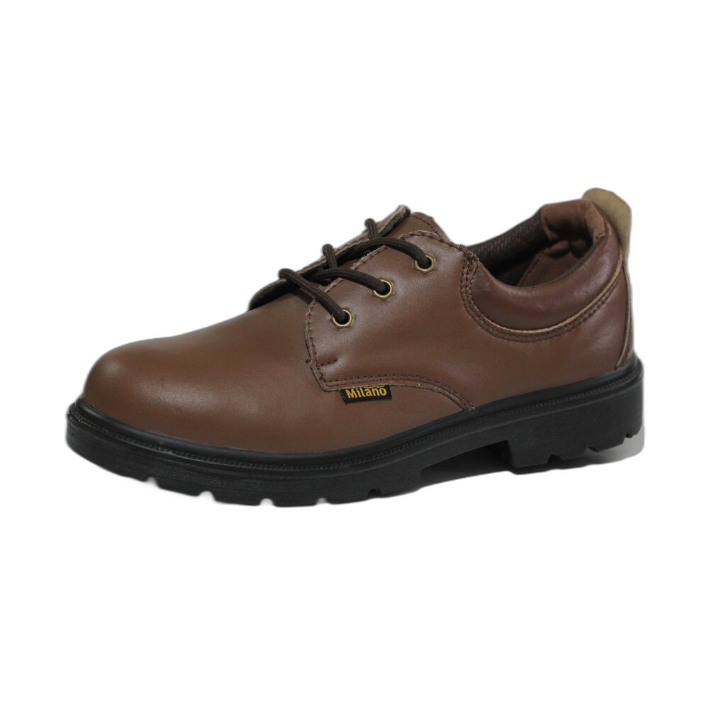 Milano Brown Safety Shoe