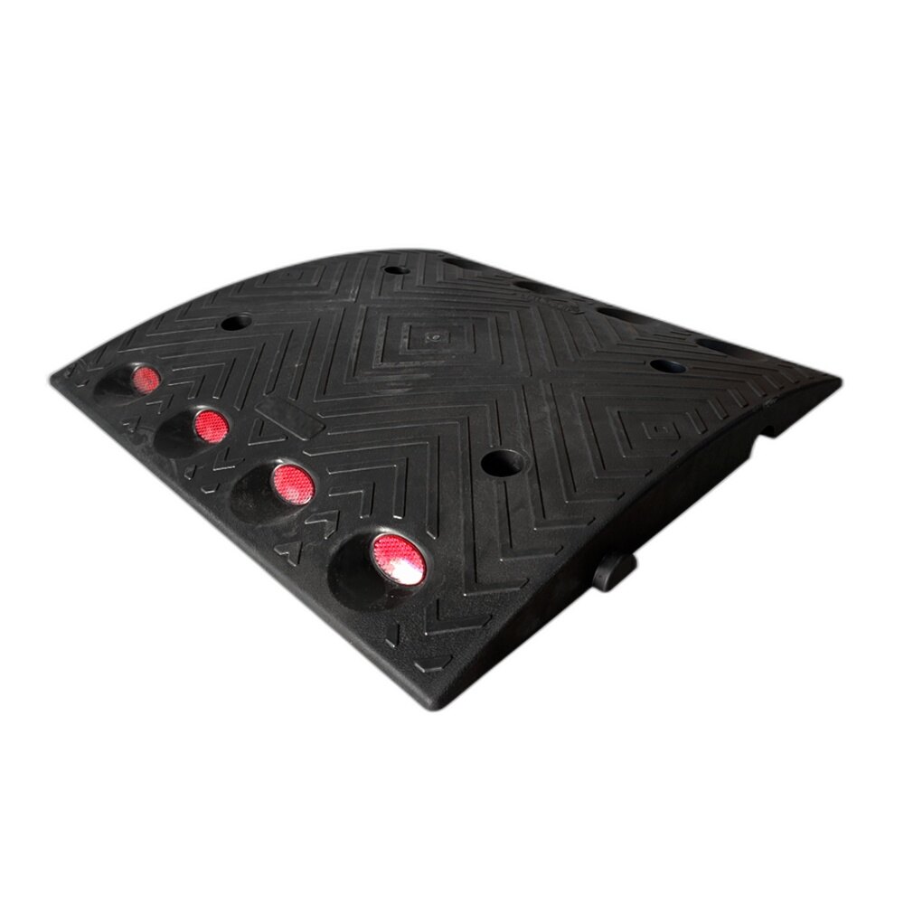 Black Rubber Speed Bump Module