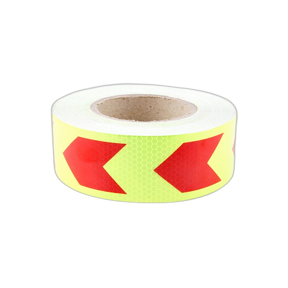 Red Arrow Directional Warning Tape