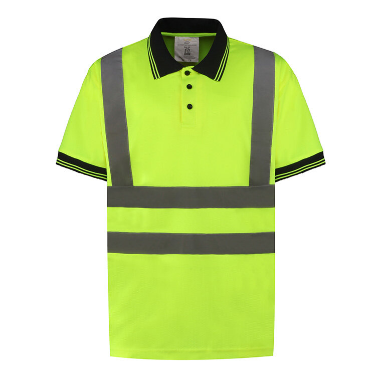 Hi-Vis Yellow Polo Shirt