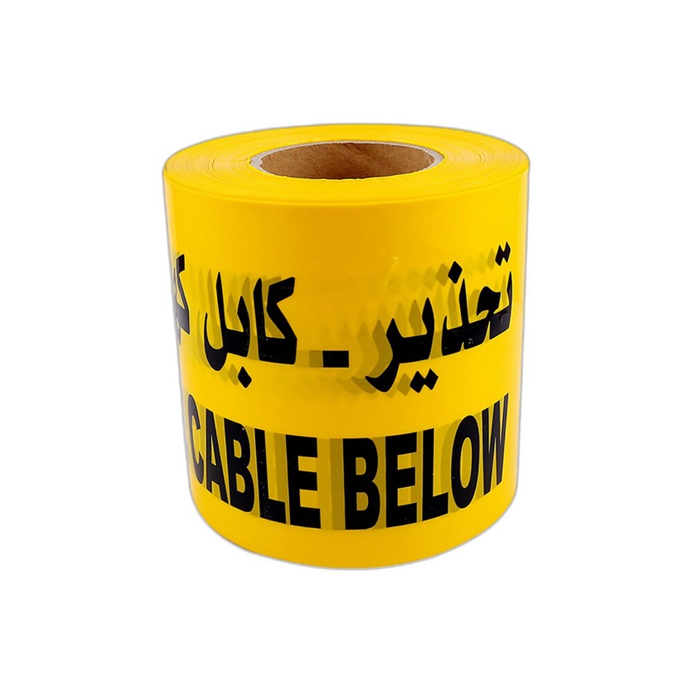 Yellow CABLE BELOW Underground Tape
