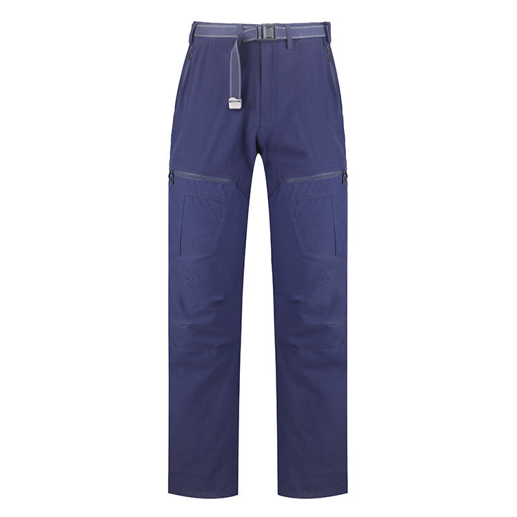 Navy Belted Work Pants