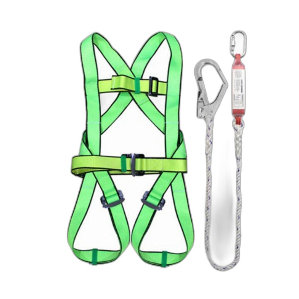 Green Harness with Rope Lanyard