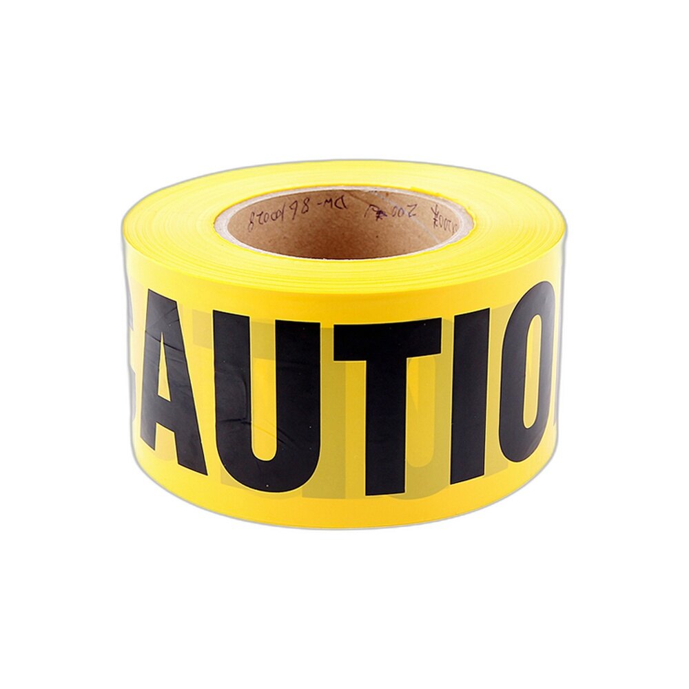 Yellow CAUTION Plastic Barricade Tape