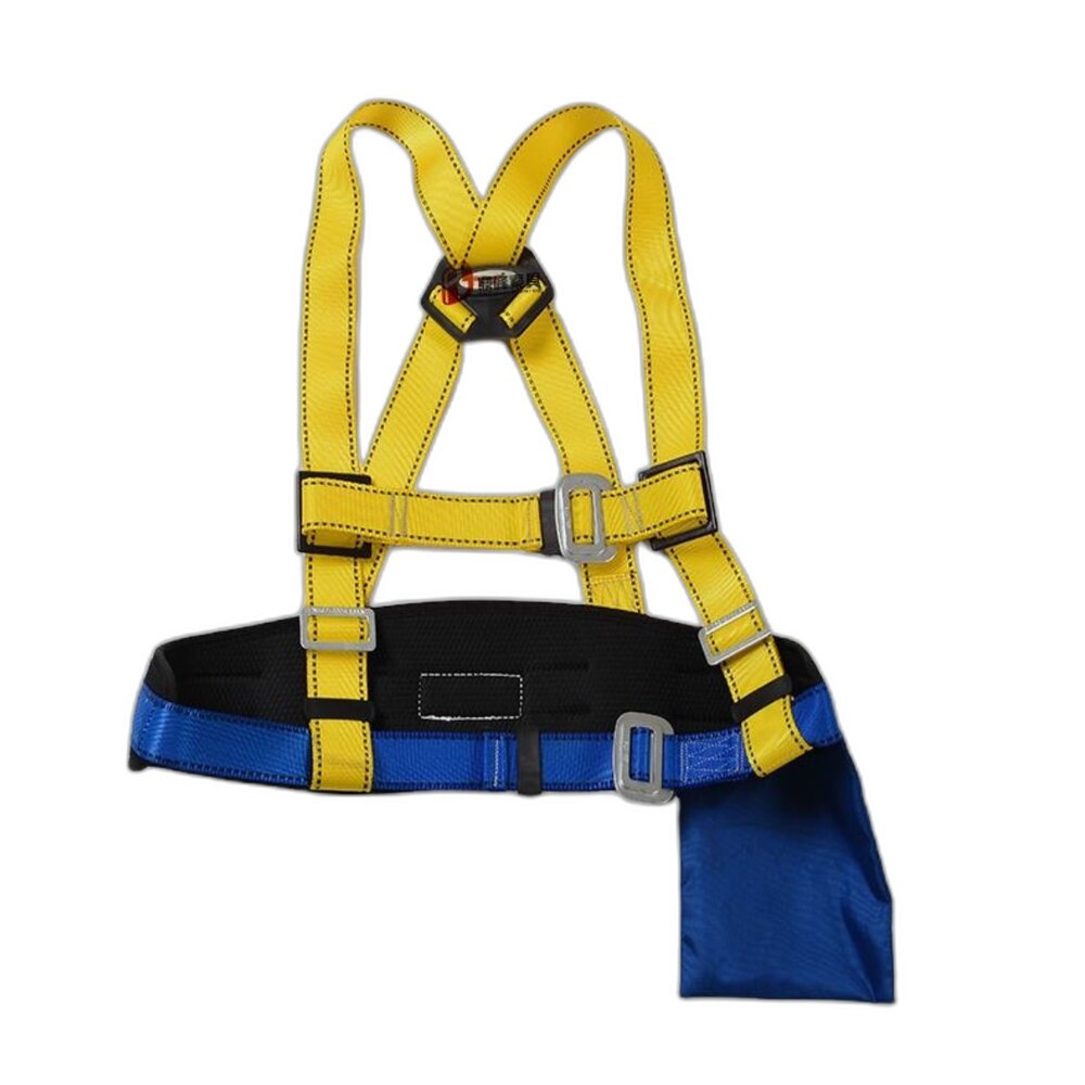 Yellow Blue Work Positioning Belt