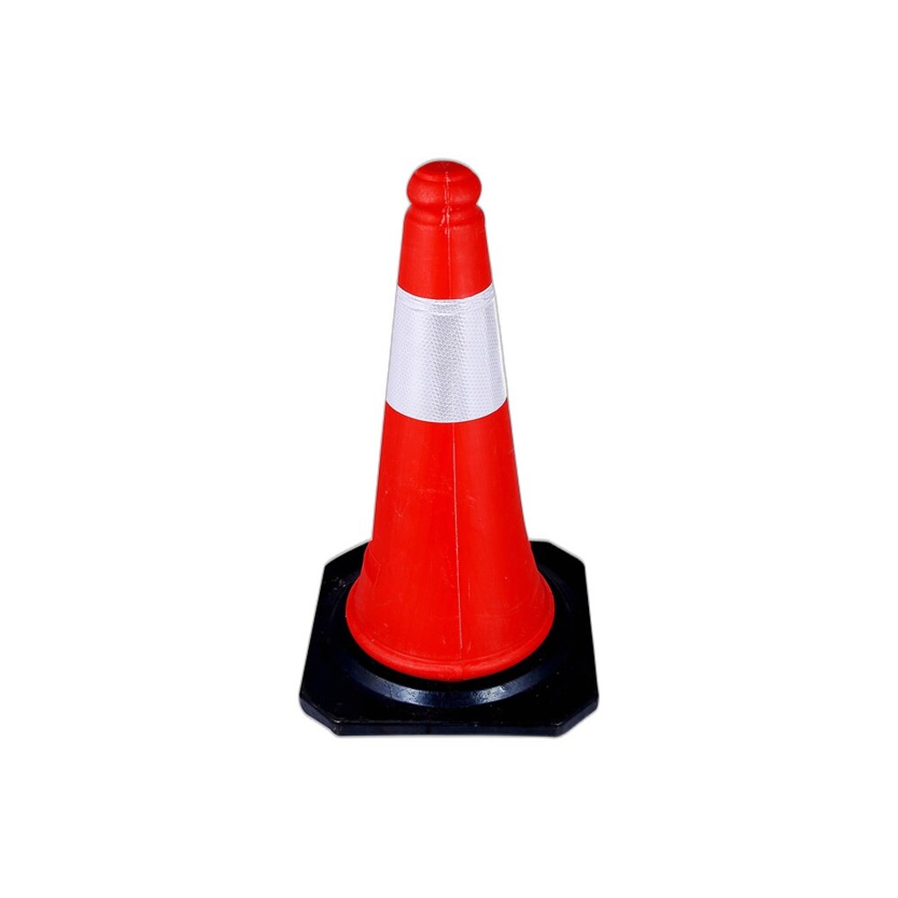 Orange Traffic Cone with Reflective Band