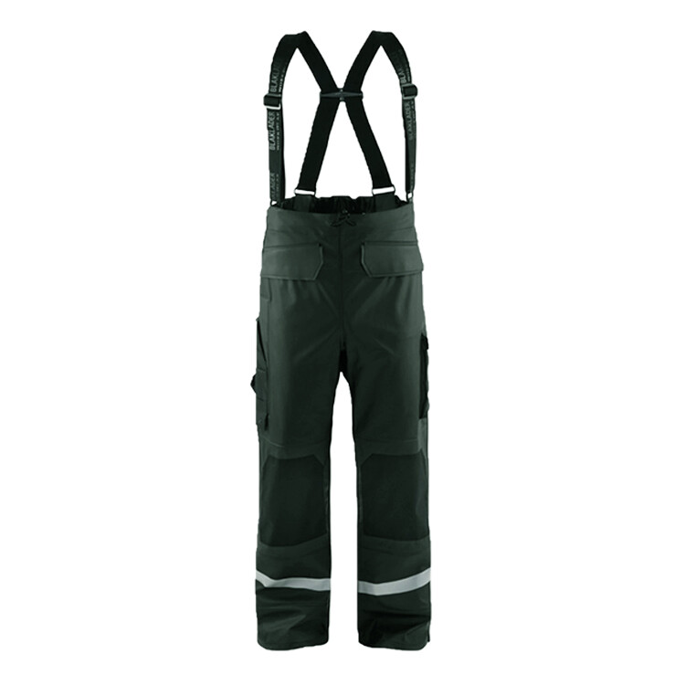 Dark Green Bib Pants
