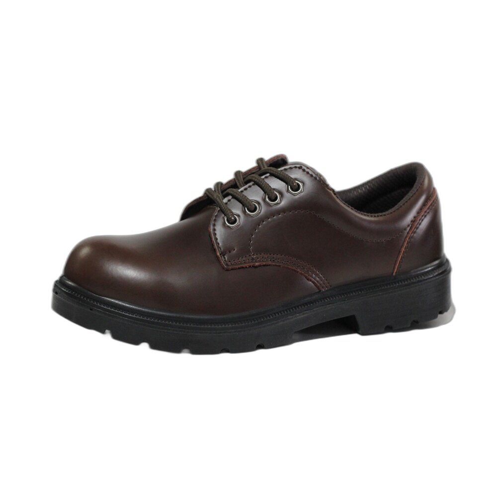 Classic Brown Oxford Safety Shoe