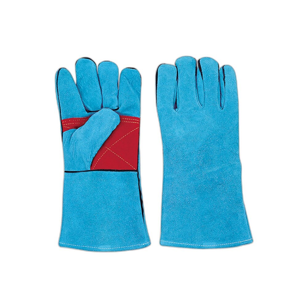 Blue Red MIG Welding Gloves