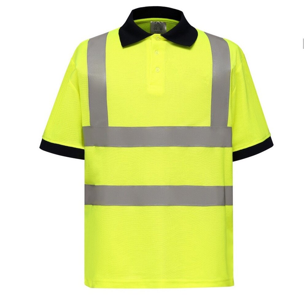 Hi-Vis Yellow Polo Shirt