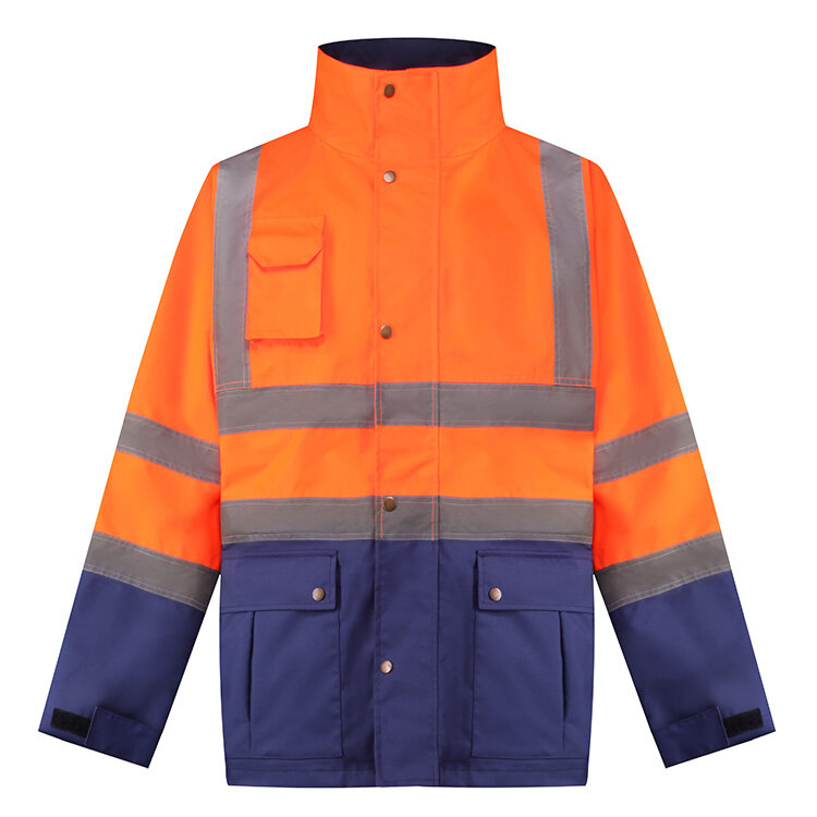 Orange Navy Work Jacket