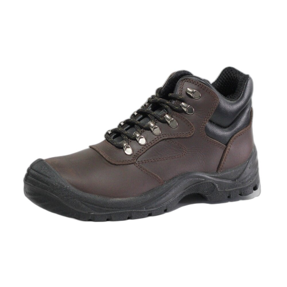 Brown Hiking Safety Boot
