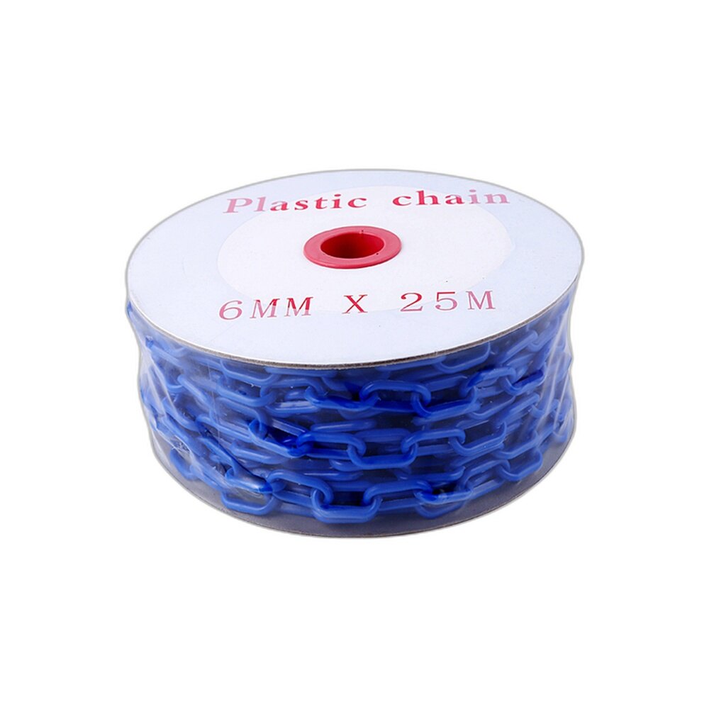 Blue Plastic Barrier Chain 6mm