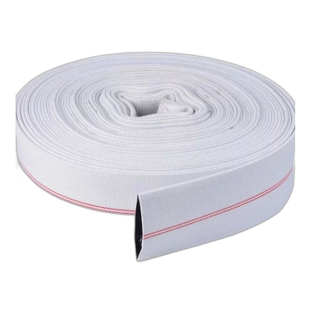White Canvas Fire Hose