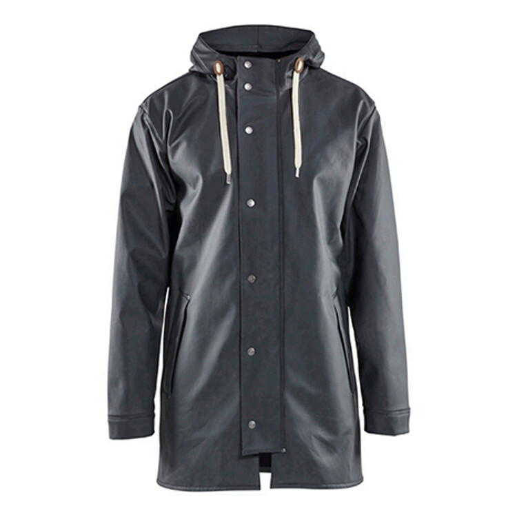 Black PVC Rain Coat