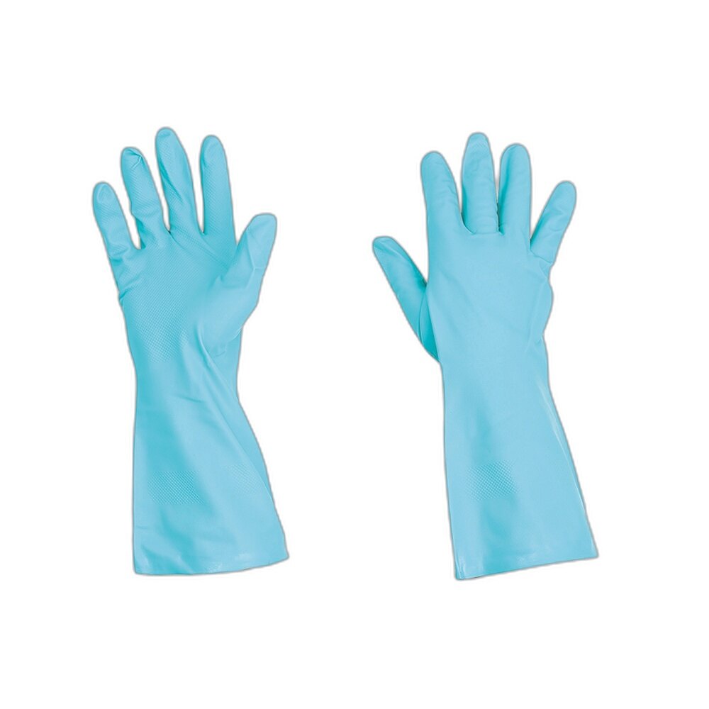 Light Blue Nitrile Chemical Gloves