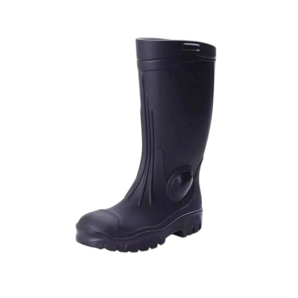 Black Tall PVC Work Boot
